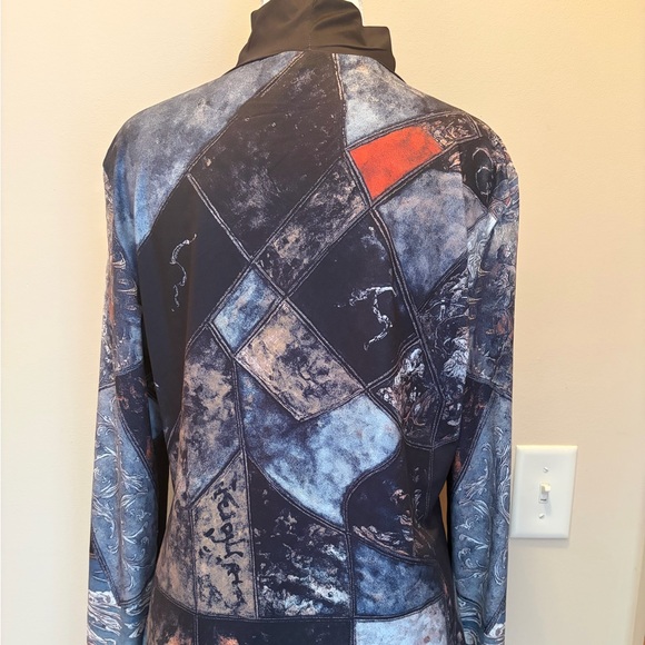 STYLEWE Multicolor Patchwork Turtleneck Top. Like New! - Picture 9 of 15